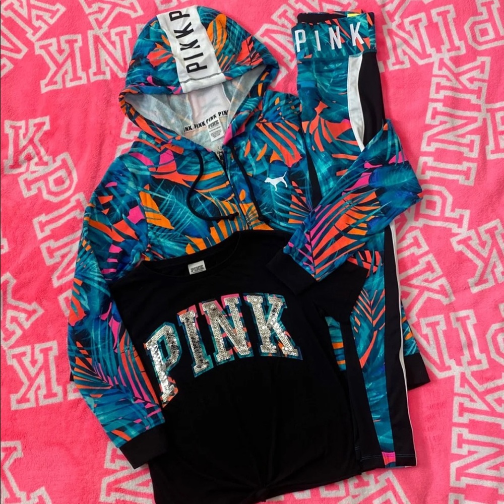 PINK Tropical Set